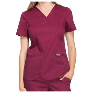 Cherokee Revolution Casacca donna con scollo a V incrociato vinaccia - XXS