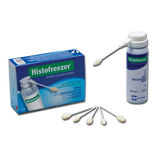 Histofreezer® Mini Mix - flacon de 80 ml + 16 applicateurs 2 mm et 16 applicateurs 5 mm