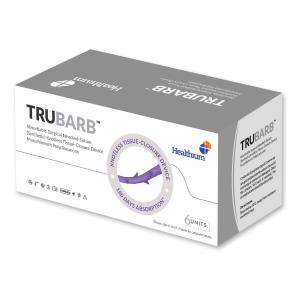 résorbables TruBarb en polydioxanone, aiguille 1/2 de 37 mm, USP 0 - fil violet 30 cm