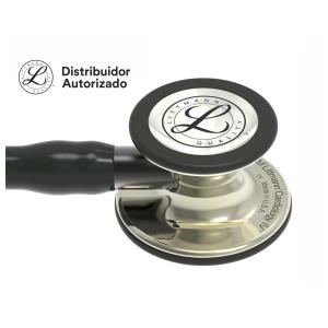 Estetoscópio Littmann Cardiology IV - 6179 - preto/champanhe acabamentos fumo