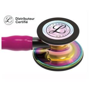 Stéthoscope Littmann Cardiology IV - 6241 - framboise finition arc en ciel brillante