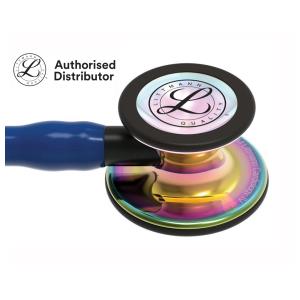 Littmann Cardiology IV stetoscope - 6242 - navy blue bright rainbow finish