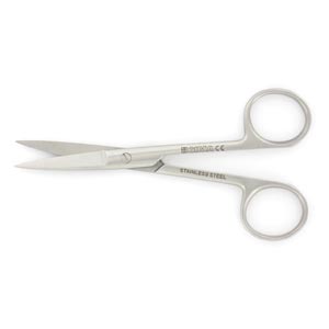 Forbici rette punte acute - 11,5 cm