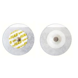 Elettrodi ECG monouso a bottone in TNT 50 mm - gel solido