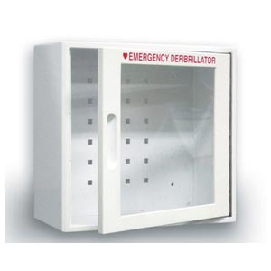 Armadietto da parete per defibrillatori i-Pad - con allarme