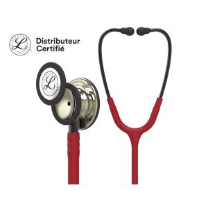 Stéthoscope Littmann® Classic III - 5864 - bordeaux finition champagne