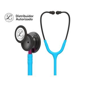 Estetoscópio Littmann Classic III - 5872 - turquesa acabamento fumo e violeta