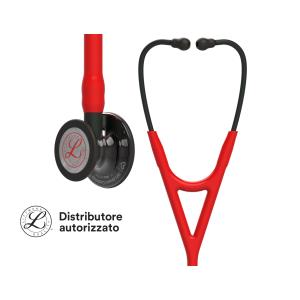 Fonendoscopio Littmann Cardiology IV - 6182 - rosso finiture fumo brillanti edizione limitata