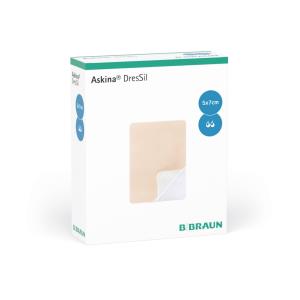 Askina DresSil Medicazione in schiuma tri-strato 10 × 20 cm