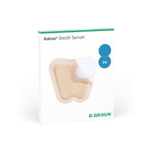 Askina Dressil Sacrum Penso de espuma de três camadas 16 × 17,5 cm