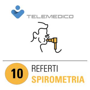 Telemedico - Pacchetto Spirometria 10 referti