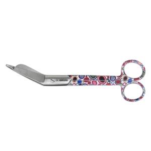 Tijeras Lister de acero - estampado con burbujas - 18 cm