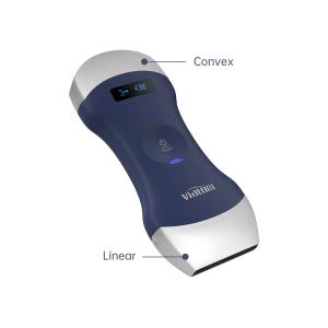 Viatom Échographe portable sans fil 2 en 1 avec sonde linéaire et convèxe