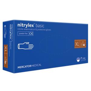 Nitrylex Basic Guanti in nitrile senza polvere - extra large
