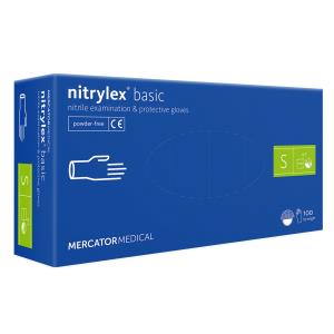 Nitrylex Basic Guanti in nitrile senza polvere - piccoli