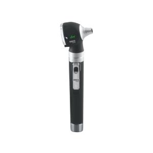 Otoscope à F.O. LED Sigma avec poignée rechargeable et étui  - noir