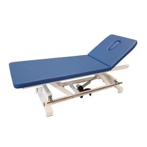 Lettino elettrico altezza regolabile con barra perimetrale - blu