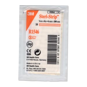 3M™ Steri-strip™ R - 100 x 6 mm, Strisce adesive per suture cutanee