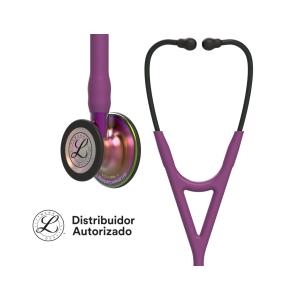 ameixa com acabamento em arco-iris e roxo 