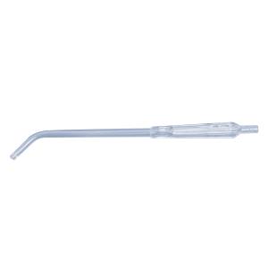 Cannula Yankauer con tubo di aspirazione e punta aperta