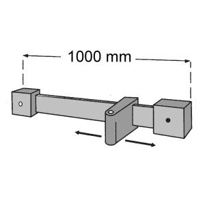 Pince de fixation sur rails pour lampes