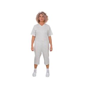 Pyjama de santé antimanipulation femme manches courtes 100 % coton