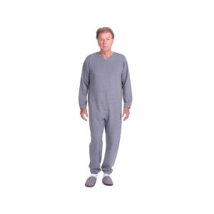 Pijama de saúde anti-manipulação de inverno homem mangas compridas