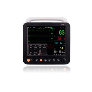 Monitor multiparametrico K12 touchscreen - RESP, TEMP, NIBP, SpO2, ECG 10 terminazioni