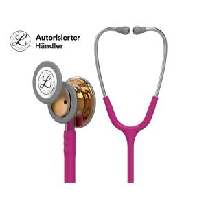 Littmann Classic III-Stethoskop - 5647 - Hochglanz-Kupfer-Bruststück, Himbeerroter Schlauch Limited Edition
