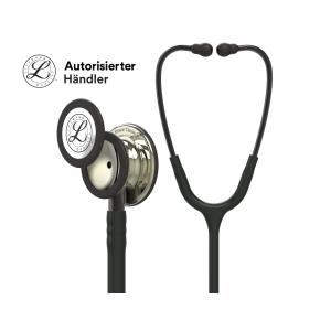 Stethoskop Littmann Classic III - 5861 - schwarz mit champagnerfarbenem Bruststück