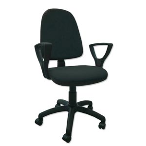 Cadeira de escritório Cuneo - tecido - cinza