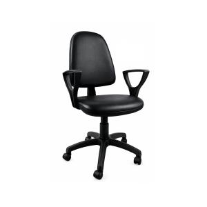 Sedia Cuneo in similpelle - nero