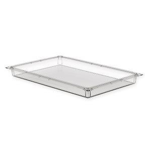 Vassoio in plastica per carrelli ISO - trasparente - 600 x 400 x h 50 mm