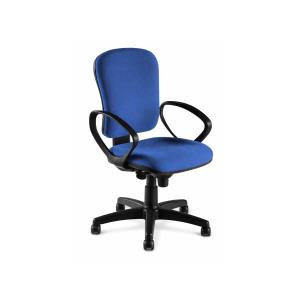 Cremona: escritório cadeira - tecido - azul