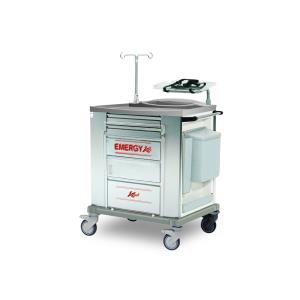 Chariot d’urgence en acier inox - standard