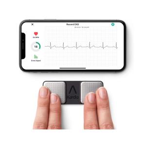 KardiaMobile 1L - ECG tascabile a 1 derivazione distribuito da OMRON