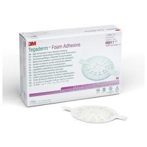 3M™ Tegaderm™ Foam Adhesive 90611 Medicazione in schiuma di poliuretano adesiva - 10 × 11 cm