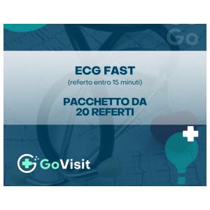 GoVisit - 20 referti ECG FAST refertazione in 15 minuti