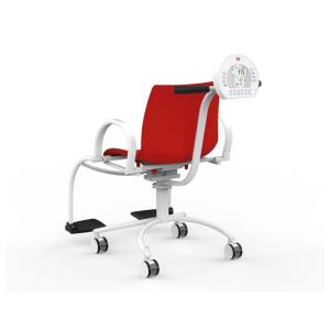 Wunder DE20 Báscula silla digital con ruedas roja - 250 kg - Clase III