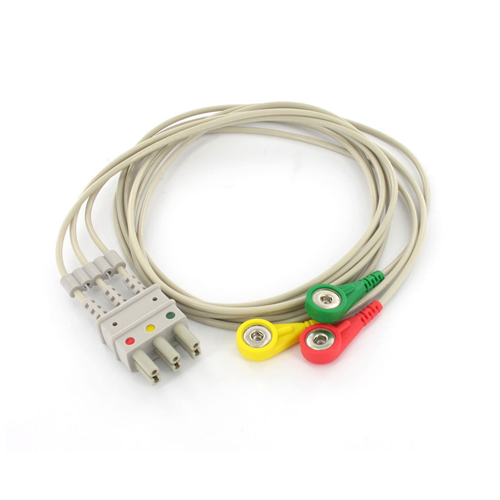 3 - levar conectores snap para ecg cabo (código 101814) para monitores B3-novo