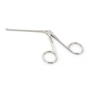 Micro ouvido em forma de taça forceps pólipos