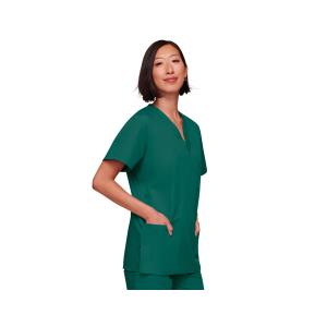 Cherokee WorkWear Originals Casacca unisex con scollo a V verde foresta - L