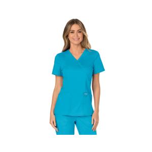 Cherokee Revolution Casacca donna con scollo a V incrociato turchese - M