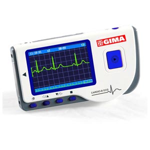 Ecg portátil Cardio B - Electrocardiógrafo de 1 canal, 3 derivaciones y 17 análisis
