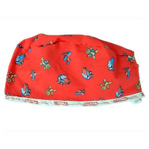 Barrete cirúrgico Fantasy - fundo vermelho