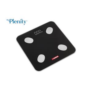 Bilancia Body Fat GIMAFIT con App Gima e MyPlenity e Bluetooth - nera