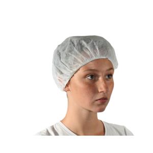 Cuffia in TNT monouso con elastico - bianca