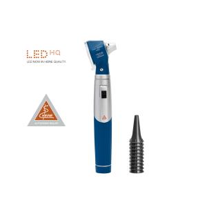 Otoscópio Heine Mini 3000 LED com iluminação direta e cabo a pilhas - azul
