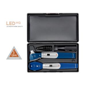 Oto-oftalmo Heine Mini 3000 LED a luce diretta con manico a batterie - blu
