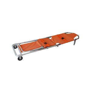 2 in 1 foldable stretcher-chair - orange